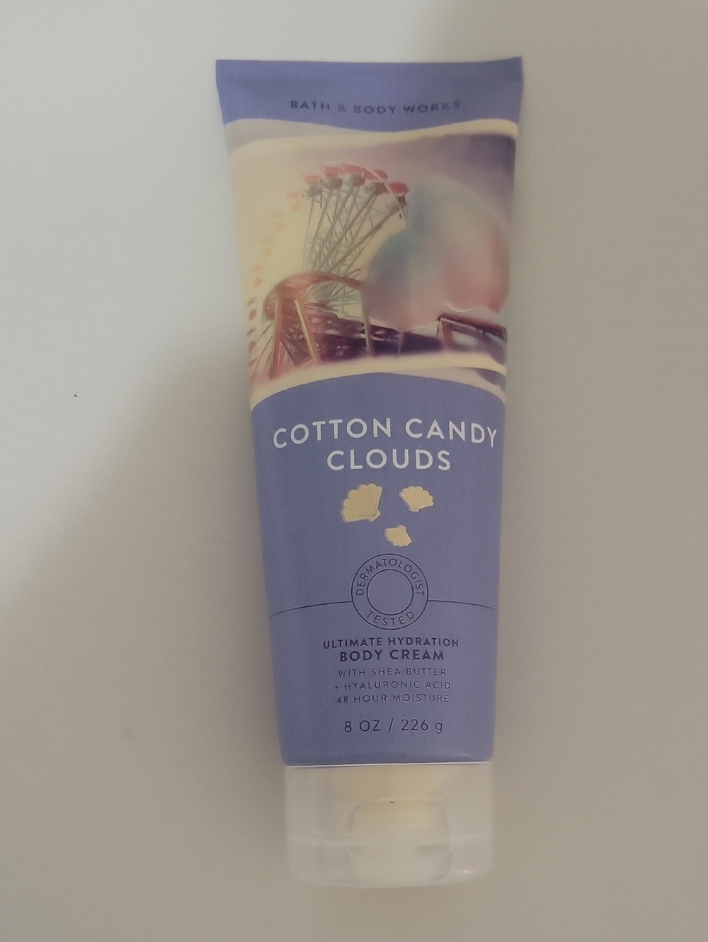Bath & Body Works Cotton Candy Clouds Body Cream - Lavender Purple